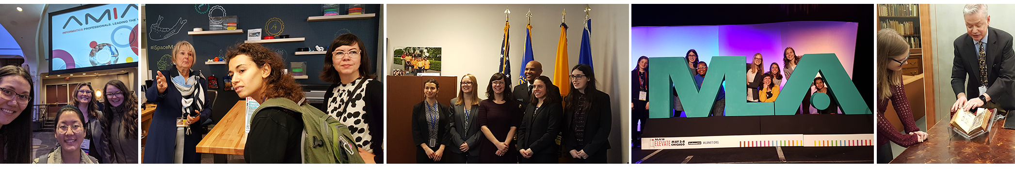 Image collage of former NLM associate fellows.